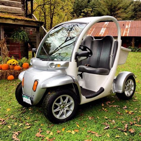 Stand out from the typical golf cart with four forward-facing high-back seats, 3-point seat belts and plenty of legroom. . Gem car for sale